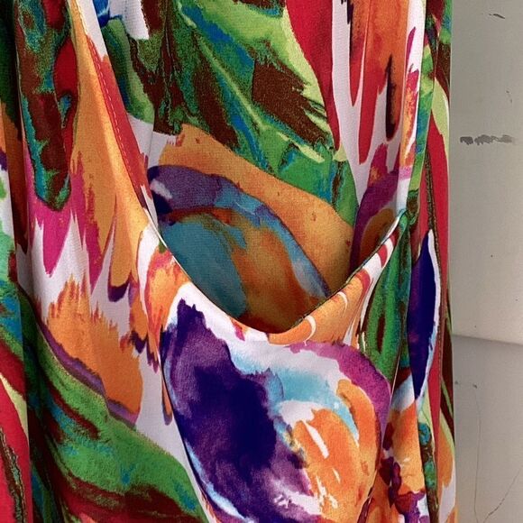 J. Valid sleeveless sun dress gathered skirt LG. 0313 - Picture 7 of 10